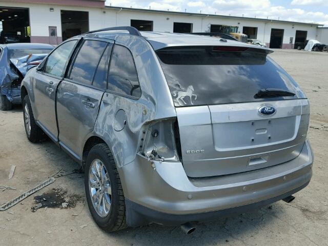 2FMDK38C08BA03871 - 2008 FORD EDGE SEL TAN photo 3