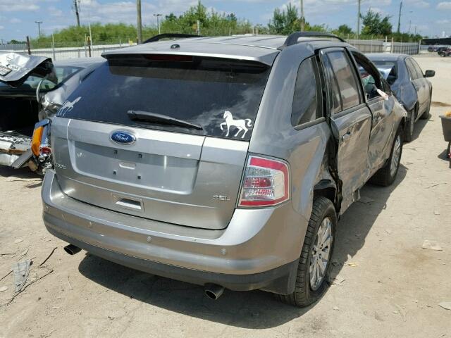 2FMDK38C08BA03871 - 2008 FORD EDGE SEL TAN photo 4