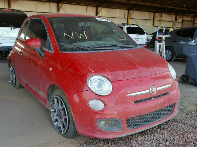 3C3CFFBR4CT381552 - 2012 FIAT 500 SPORT RED photo 1