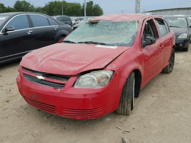 1G1AL58F687340587 - 2008 CHEVROLET COBALT LT RED photo 2