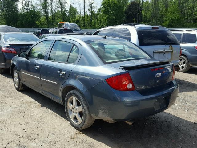 1G1AZ58F177323435 - 2007 CHEVROLET COBALT LTZ BLUE photo 3