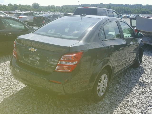 1G1JB5SH2H4168993 - 2017 CHEVROLET SONIC LS 黑色 照片 4