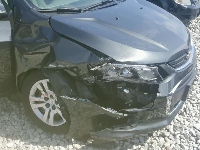 1G1JB5SH2H4168993 - 2017 CHEVROLET SONIC LS 黑色 照片 9