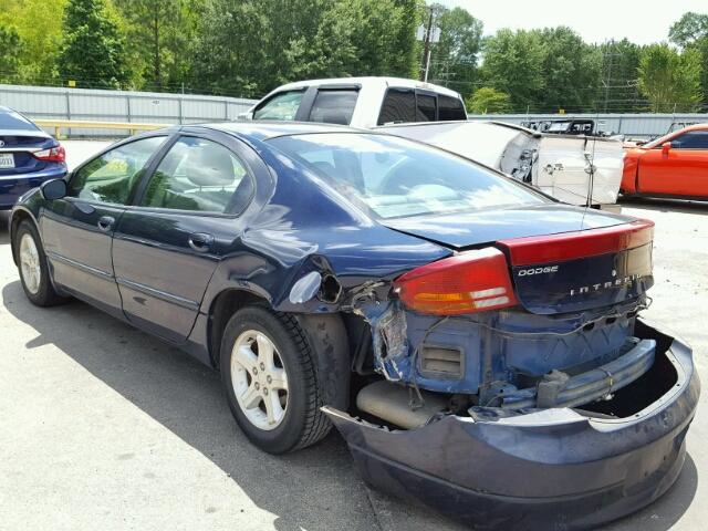 2B3HD46R14H675380 - 2004 DODGE INTREPID S BLUE photo 3