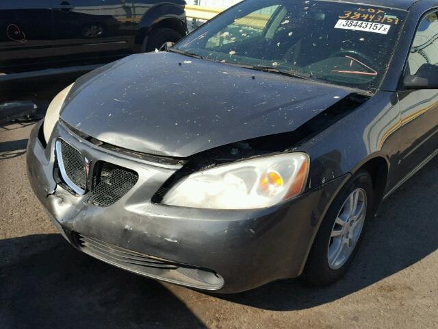 1G2ZG558764106322 - 2006 PONTIAC G6 SE1 GRAY photo 9