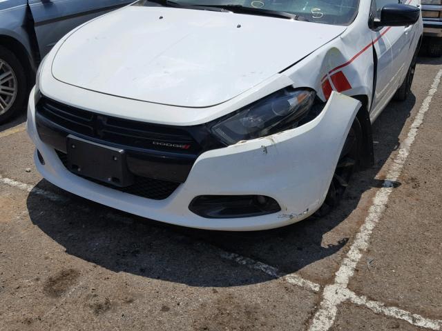 1C3CDFFA1GD817618 - 2016 DODGE DART SXT S WHITE photo 9