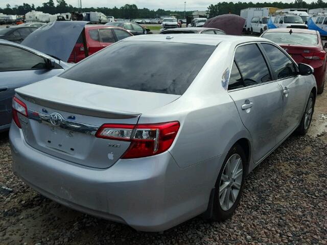 4T4BF1FK3ER420567 - 2014 TOYOTA CAMRY L SILVER photo 4