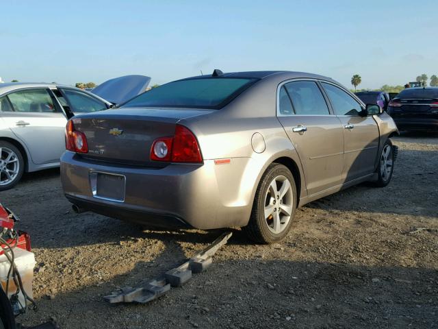 1G1ZC5EU1CF106622 - 2012 CHEVROLET MALIBU 1LT BROWN photo 4