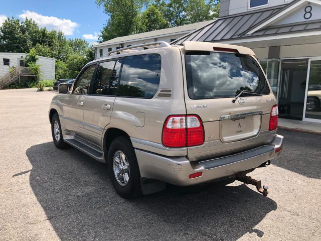 JTJHT00WX13506205 - 2001 LEXUS LX 470 BEIGE photo 4