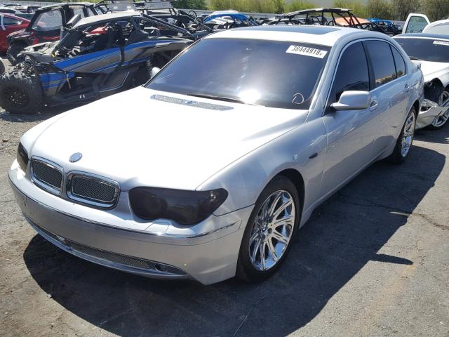 WBAGN63494DS45862 - 2004 BMW 745 LI SILVER photo 2