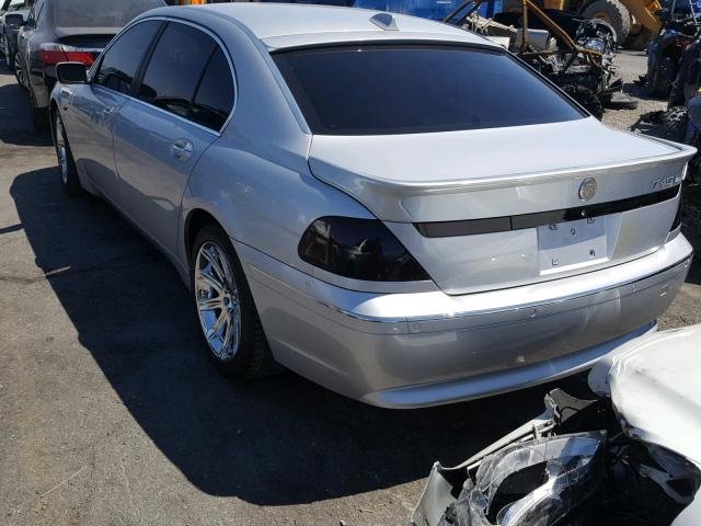 WBAGN63494DS45862 - 2004 BMW 745 LI Plata foto 3
