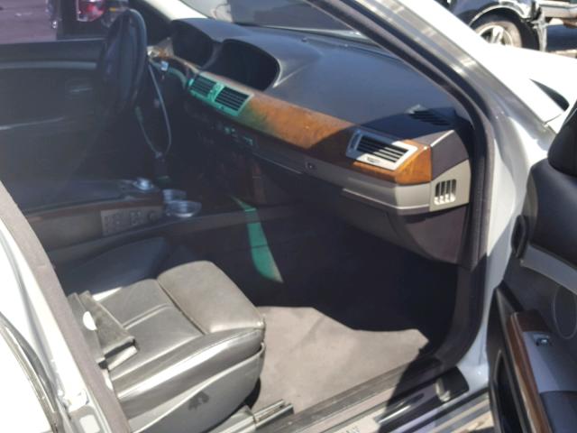 WBAGN63494DS45862 - 2004 BMW 745 LI Plata foto 5