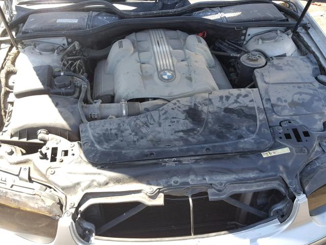 WBAGN63494DS45862 - 2004 BMW 745 LI SILVER photo 7