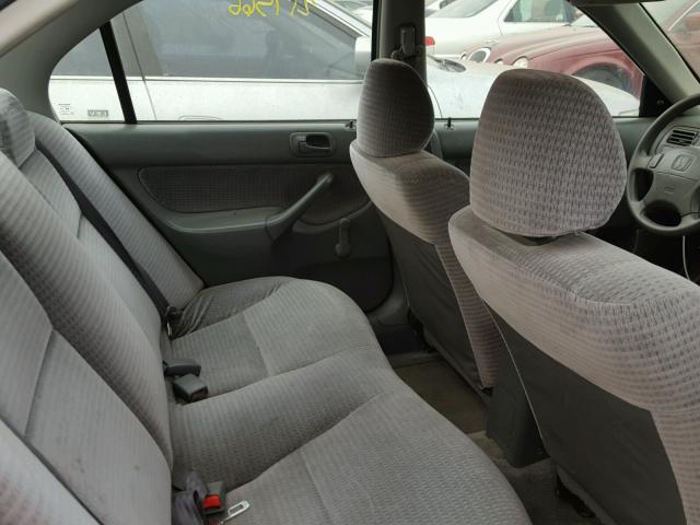 2HGEJ6619YH540803 - 2000 HONDA CIVIC BASE BLUE photo 6