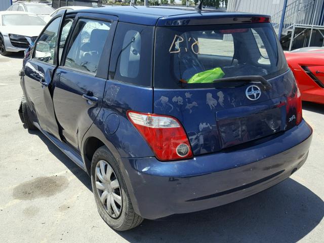 JTKKT604665012874 - 2006 TOYOTA SCION XA ლურჯი ფოტო 3