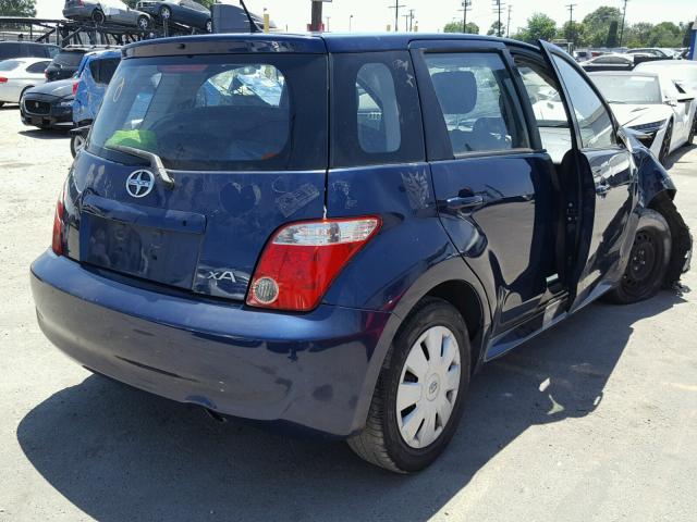 JTKKT604665012874 - 2006 TOYOTA SCION XA ლურჯი ფოტო 4