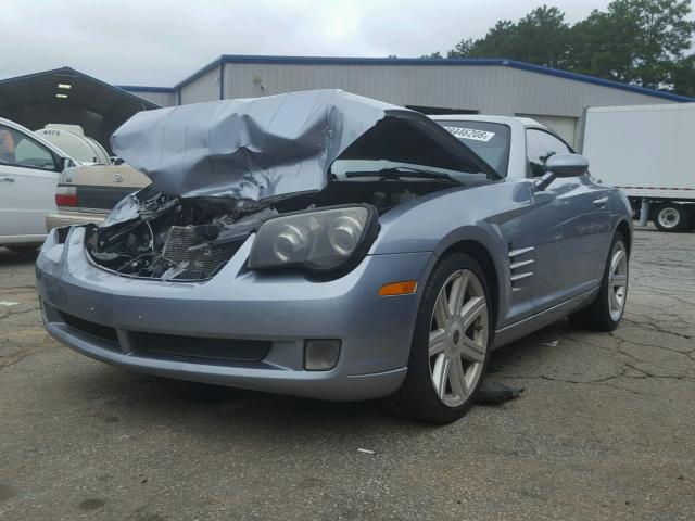 1C3AN69L16X067068 - 2006 CHRYSLER CROSSFIRE SILVER photo 2