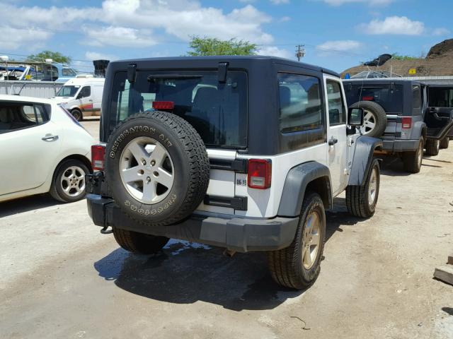 1C4GJWAG1GL234585 - 2016 JEEP WRANGLER S WHITE photo 4