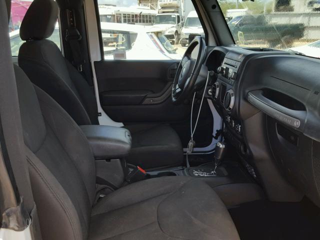 1C4GJWAG1GL234585 - 2016 JEEP WRANGLER S WHITE photo 5