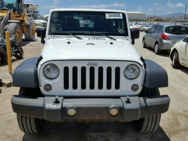 1C4GJWAG1GL234585 - 2016 JEEP WRANGLER S WHITE photo 9