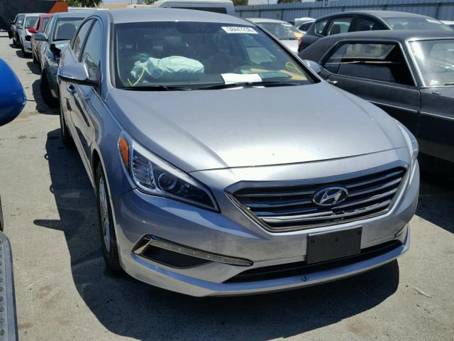 5NPE24AAXFH161157 - 2015 HYUNDAI SONATA ECO GRAY photo 1