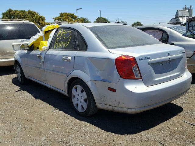 KL5JD56Z46K483751 - 2006 SUZUKI FORENZA SILVER photo 3