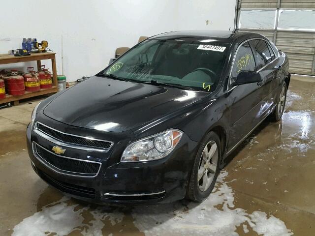 1G1ZC5E16BF321482 - 2011 CHEVROLET MALIBU 1LT BLACK photo 2