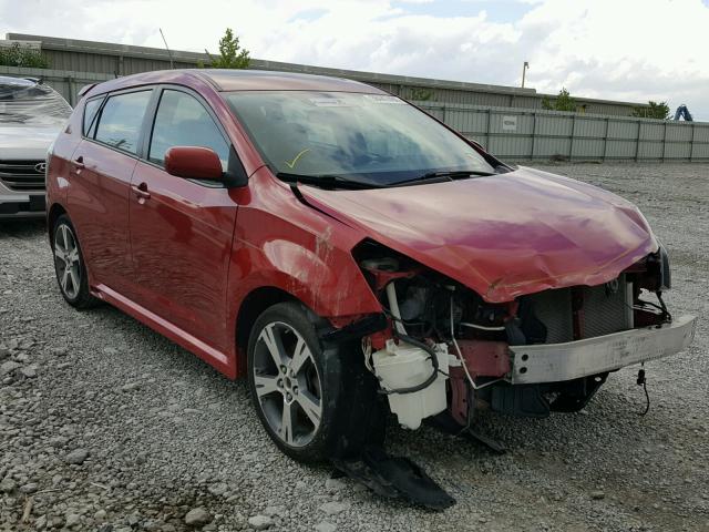 5Y2SR67049Z411496 - 2009 PONTIAC VIBE GT RED photo 1