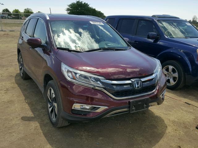 5J6RM4H90GL101712 - 2016 HONDA CR-V TOURI RED photo 1