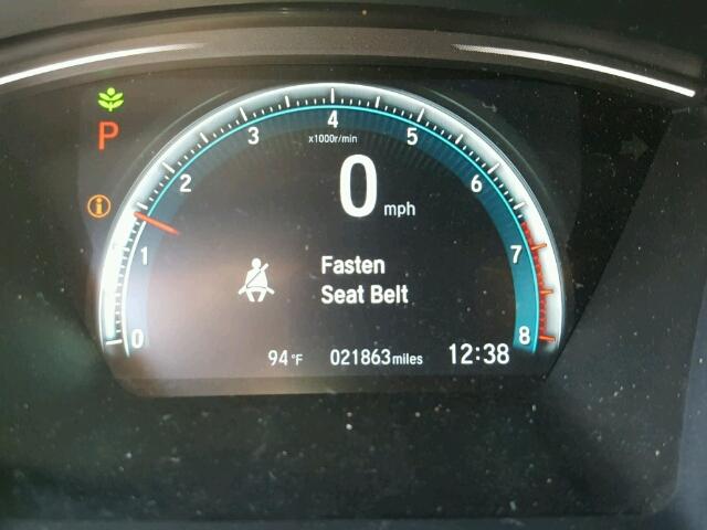 2HGFC2F73GH551449 - 2016 HONDA CIVIC EX წითელი ფოტო 8