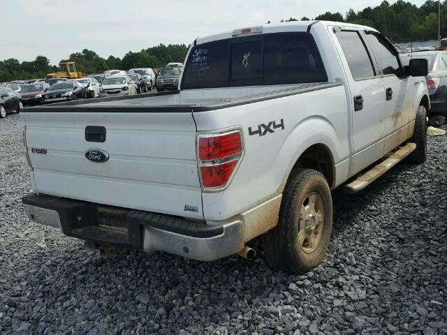 1FTFW1EV1AFA06469 - 2010 FORD F150 WHITE photo 4