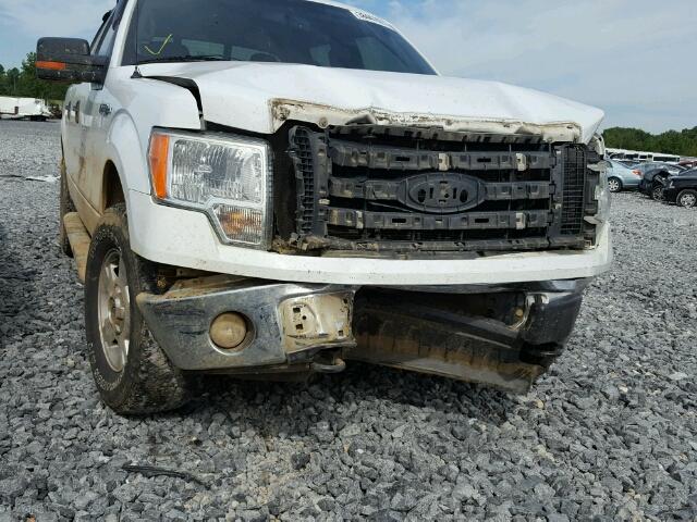 1FTFW1EV1AFA06469 - 2010 FORD F150 WHITE photo 9