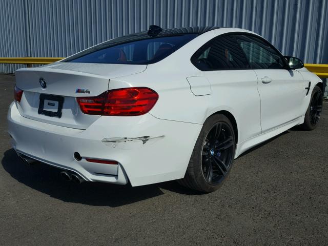 WBS3R9C52FK329531 - 2015 BMW M4 WHITE photo 4