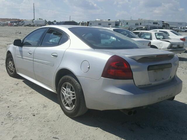 2G2WP522741285828 - 2004 PONTIAC GRAND PRIX Արծաթագույն լուսանկար 3