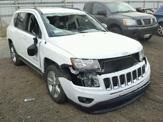 1C4NJCBA4GD560049 - 2016 JEEP COMPASS SP WHITE photo 1