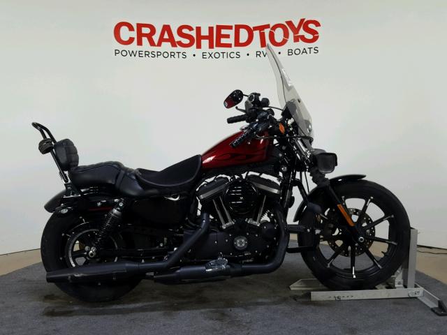 1HD4LE213HC423207 - 2017 HARLEY-DAVIDSON XL883 IRON MAROON photo 1