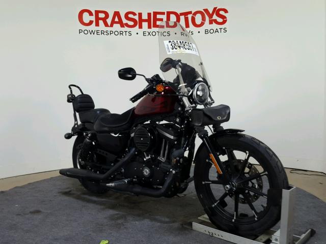 1HD4LE213HC423207 - 2017 HARLEY-DAVIDSON XL883 IRON MAROON photo 2