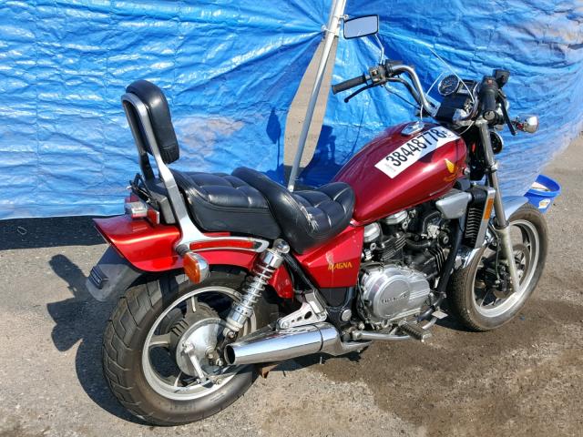 JH2RC2100GM203148 - 1986 HONDA VF700 C RED photo 4