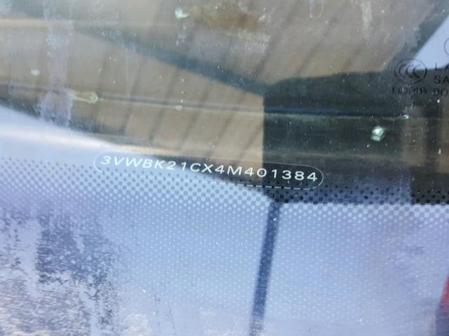 3VWBK21CX4M401384 - 2004 VOLKSWAGEN NEW BEETLE ლურჯი ფოტო 10