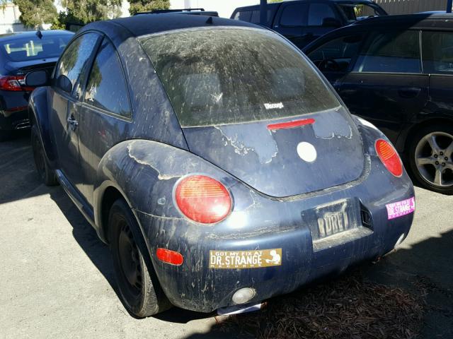 3VWBK21CX4M401384 - 2004 VOLKSWAGEN NEW BEETLE ლურჯი ფოტო 3