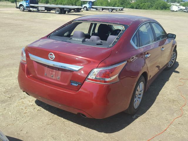 1N4AL3AP3EC158434 - 2014 NISSAN ALTIMA RED photo 4