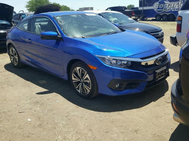 2HGFC3B78JH350021 - 2018 HONDA CIVIC EXL 蓝色 照片 1