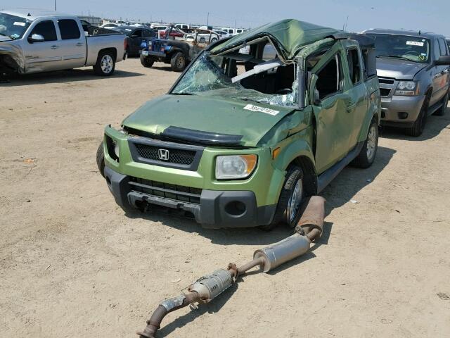 5J6YH28766L800926 - 2006 HONDA ELEMENT EX GREEN photo 2