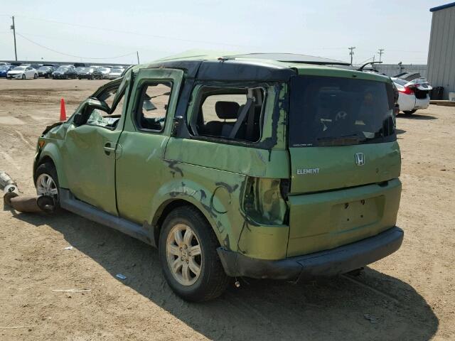 5J6YH28766L800926 - 2006 HONDA ELEMENT EX GREEN photo 3