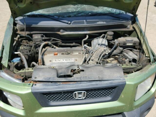 5J6YH28766L800926 - 2006 HONDA ELEMENT EX GREEN photo 7