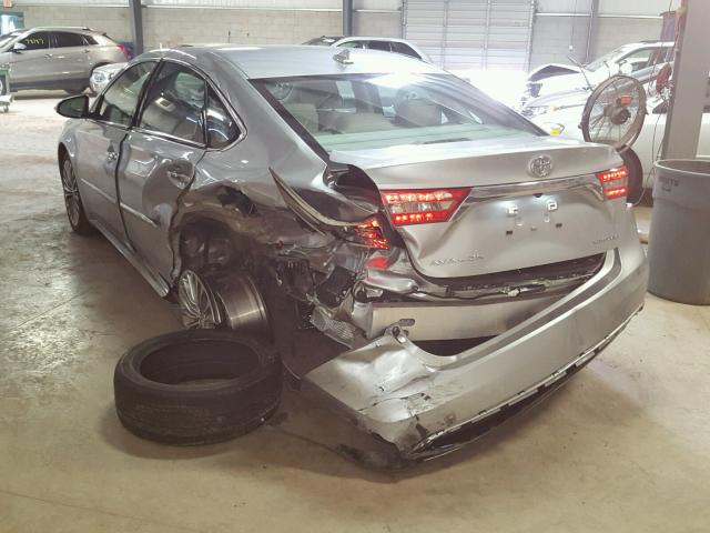 4T1BK1EB6HU256551 - 2017 TOYOTA AVALON XLE SILVER photo 3