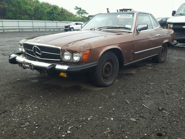 10704412038639 - 1977 MERCEDES-BENZ 450SL BROWN photo 2