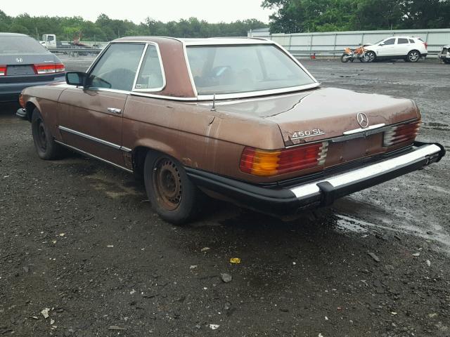 10704412038639 - 1977 MERCEDES-BENZ 450SL BROWN photo 3