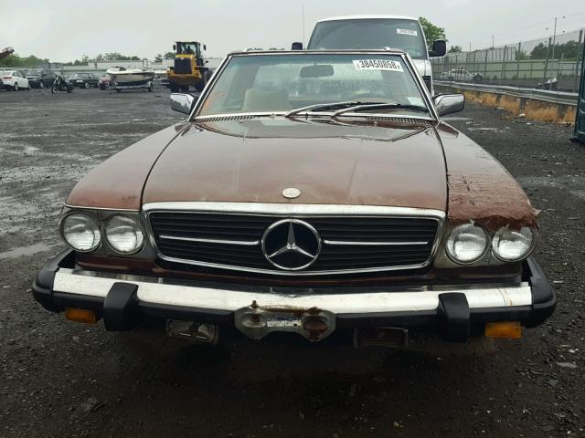 10704412038639 - 1977 MERCEDES-BENZ 450SL BROWN photo 9