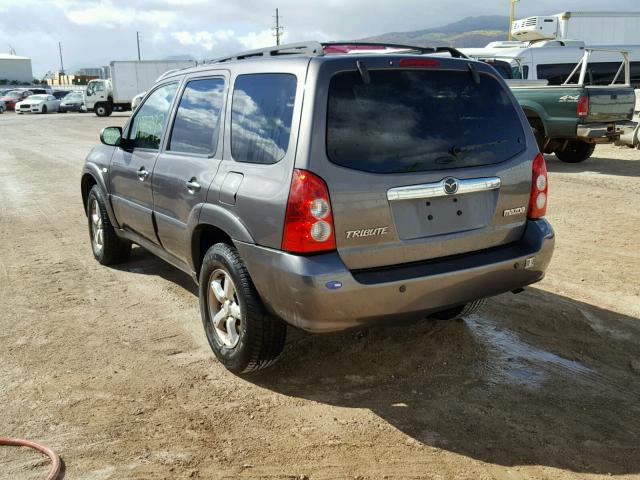 4F2CZ04196KM12520 - 2006 MAZDA TRIBUTE S GRAY photo 3